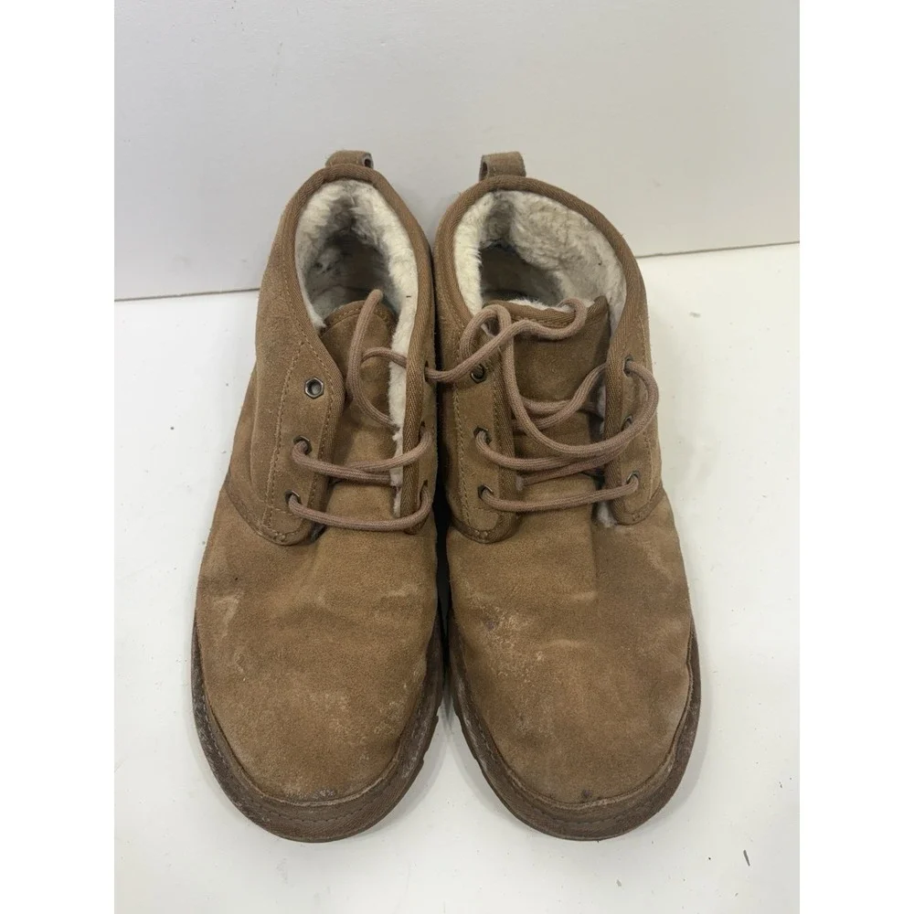 UGG Neumel‎ 3236 Chukka Ankle Boots Chestnut Suede Men's Size 11 Warm Lined